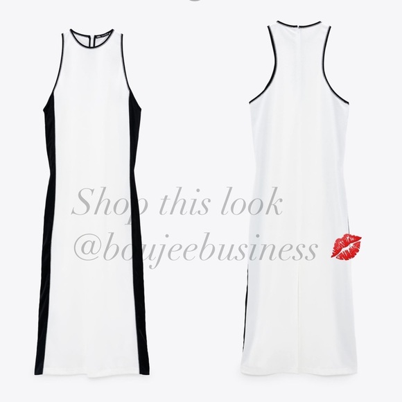 ZARA BNWT Dress with Side Stripe - Picture 5 of 5
